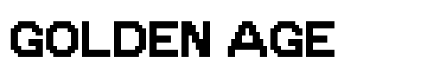 Golden Age font preview